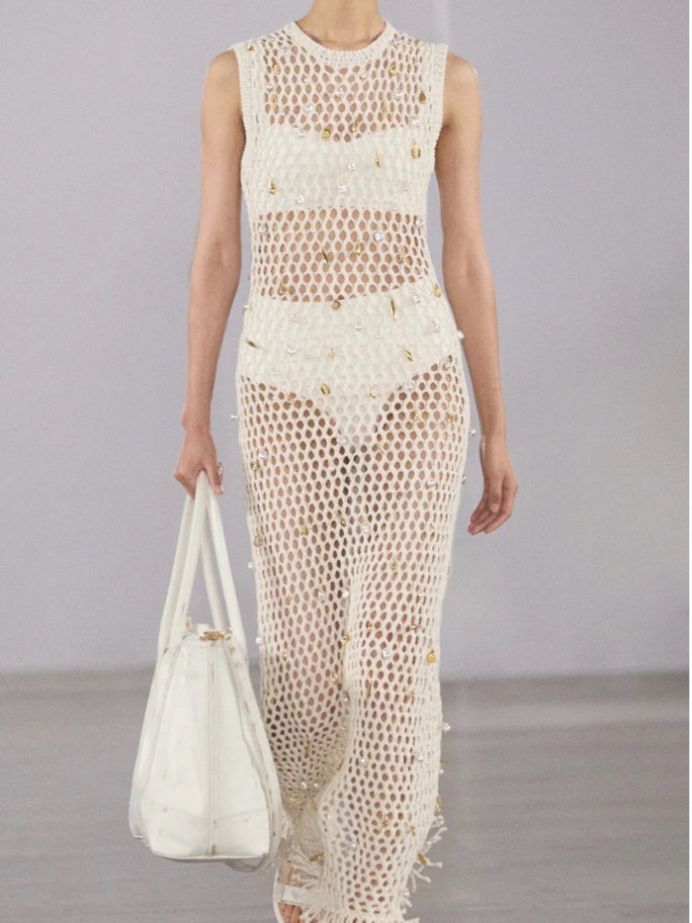 Simkhai Coralia knit charmed midi dress